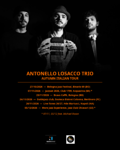 Antonello Losacco trio autumn tour 2026